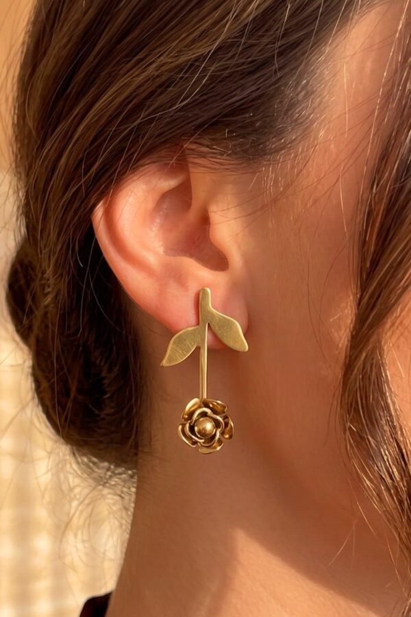 Golden Rose Stem Drop