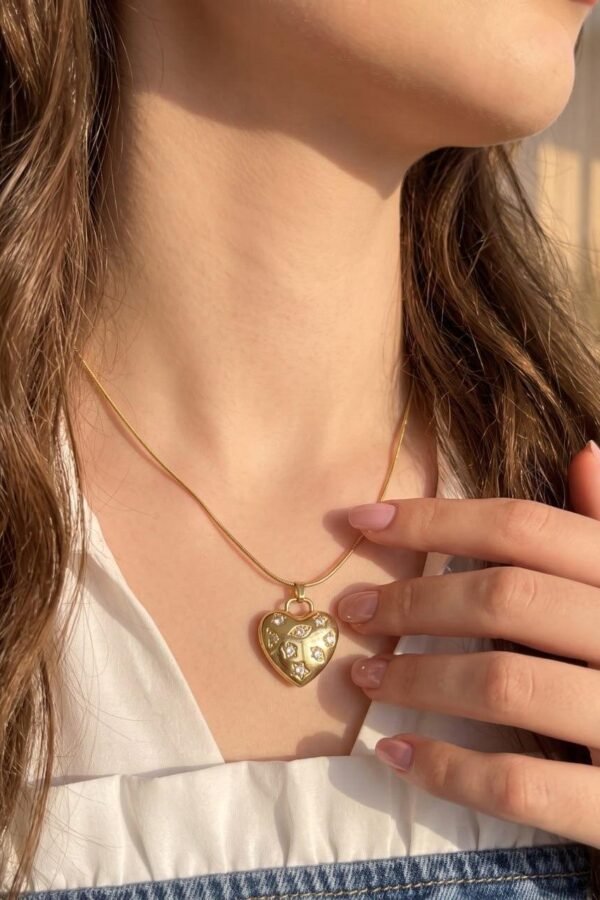 Crystal Heart Charm