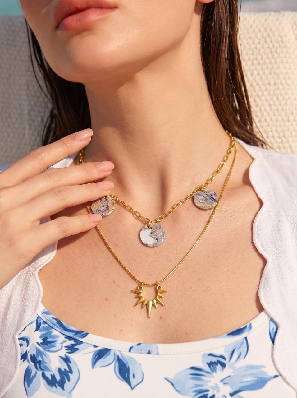Sunburst Layered Chain