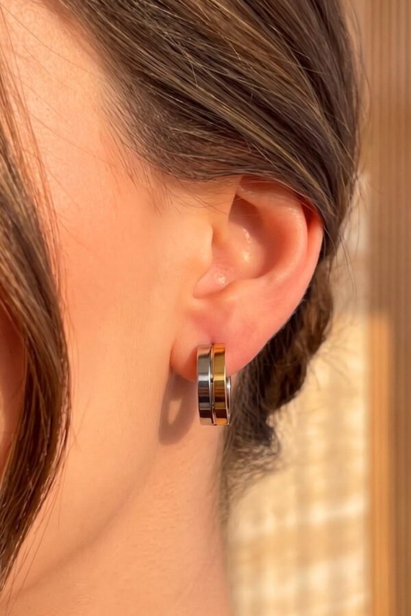 Two-Tone Modern Hoops