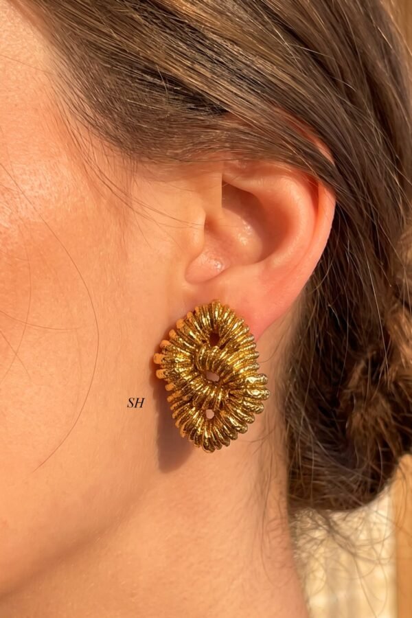 Sculpted Bloom Earrings