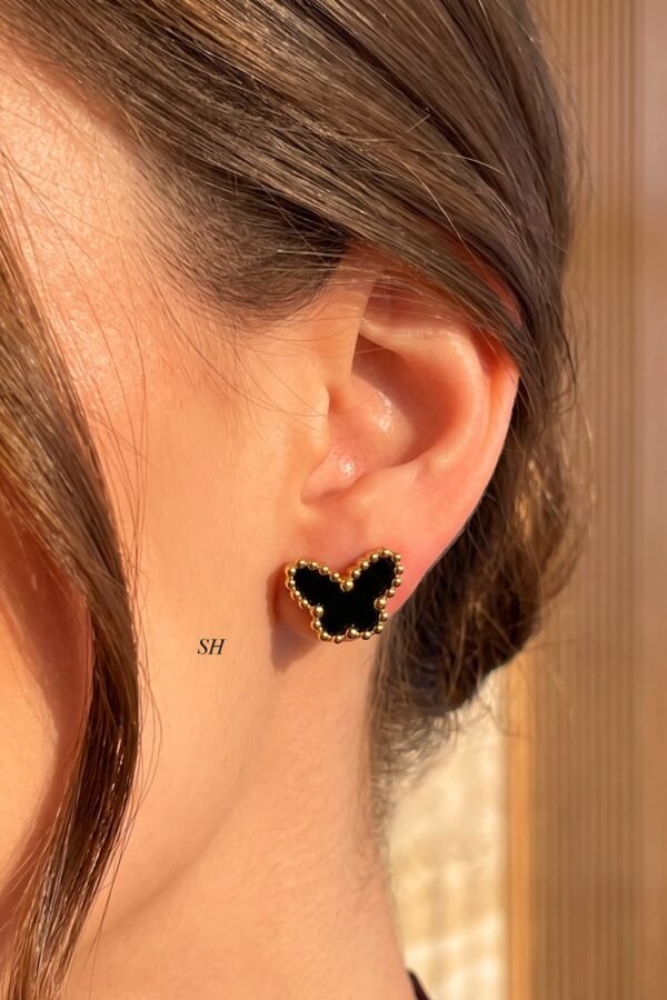 Midnight Butterfly Earrings