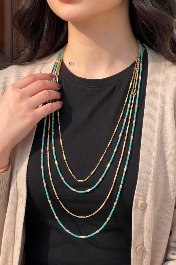 Turquoise Layered Necklace