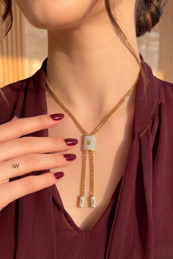 Crystal Bar Lariat