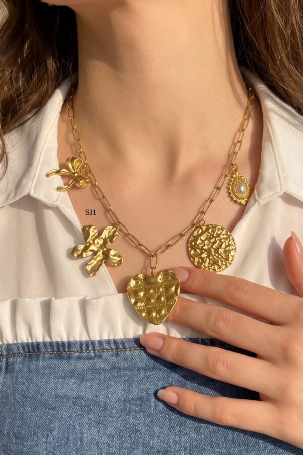 Golden Story Charms