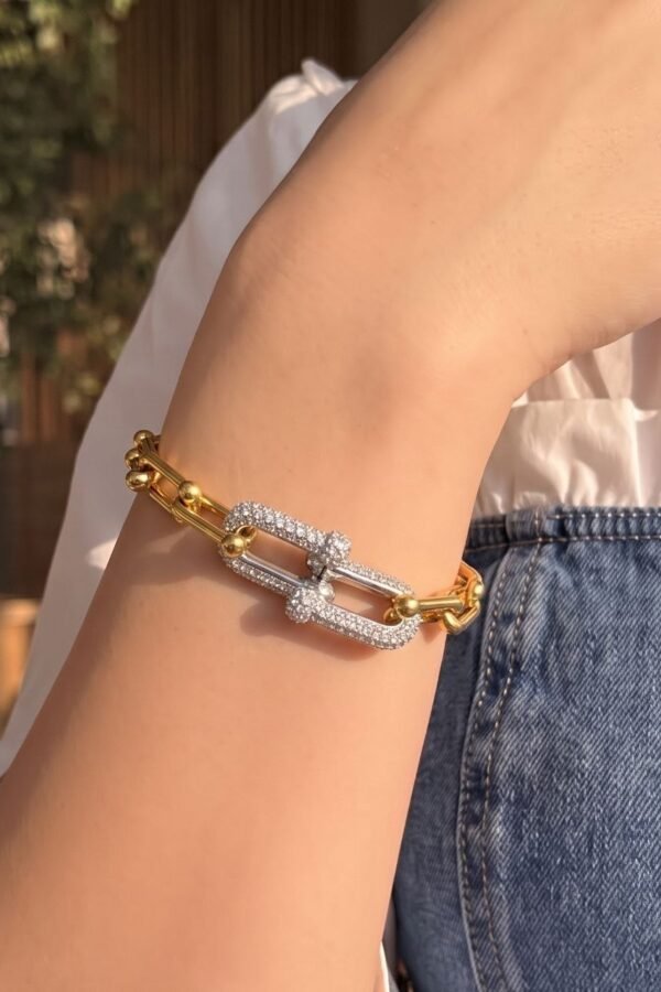 Crystal Clasp Links