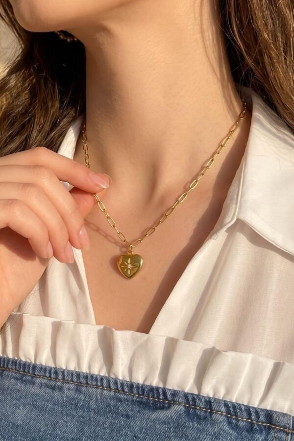 Golden Star Heart
